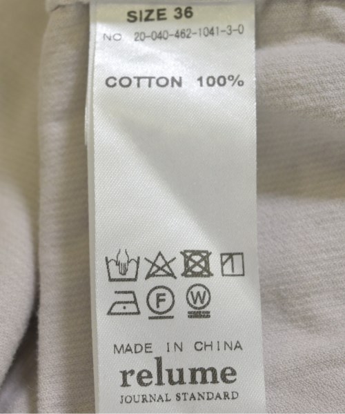 JOURNAL STANDARD relume（ジャーナルスタンダードレリューム）シャツワンピース ベージュ サイズ:36(S位) レディース/2200700249060