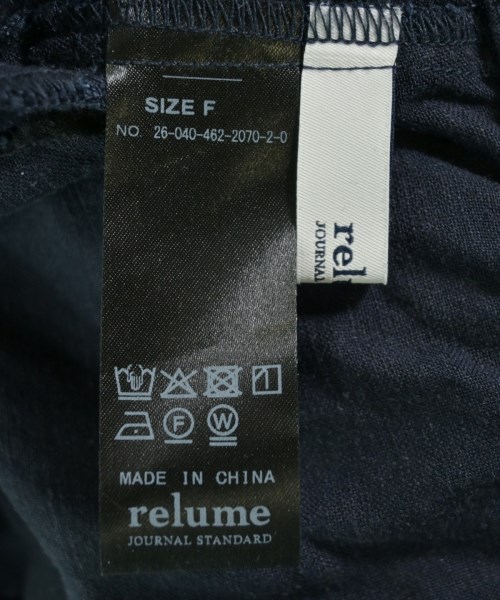 JOURNAL STANDARD relume（ジャーナルスタンダードレリューム）ワンピース 紺 サイズ:F レディース/2200708809037