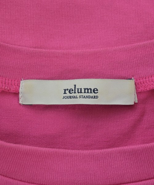 JOURNAL STANDARD relume（ジャーナルスタンダードレリューム）Tシャツ・カットソー ピンク サイズ:F レディース/2200703864086