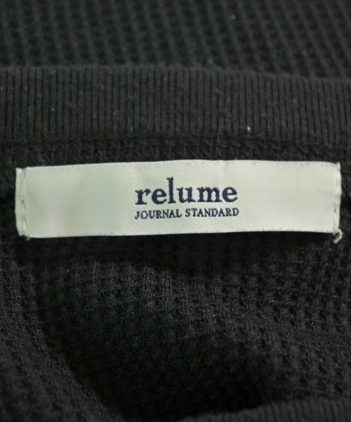 JOURNAL STANDARD relume（ジャーナルスタンダードレリューム）Tシャツ・カットソー 黒 サイズ:F レディース/2200707413051