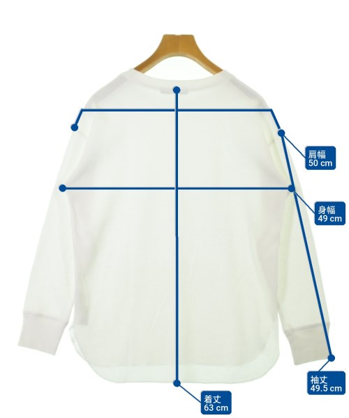 JOURNAL STANDARD relume（ジャーナルスタンダードレリューム）Tシャツ・カットソー 白 サイズ:F レディース/2200707413068