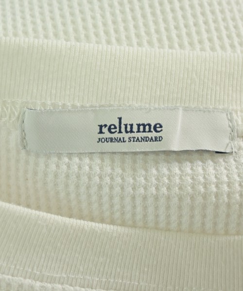 JOURNAL STANDARD relume（ジャーナルスタンダードレリューム）Tシャツ・カットソー 白 サイズ:F レディース/2200707413075