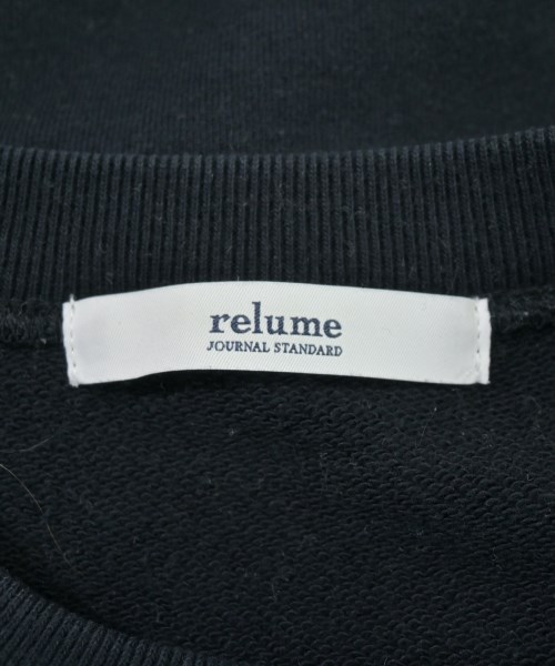 JOURNAL STANDARD relume（ジャーナルスタンダードレリューム）スウェット 黒 サイズ:F レディース/2200709353119