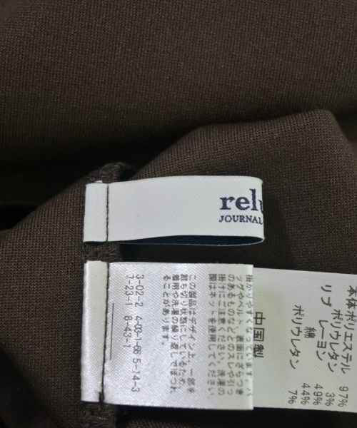 JOURNAL STANDARD relume（ジャーナルスタンダードレリューム）ワンピース 茶 サイズ:F レディース/2200704942332