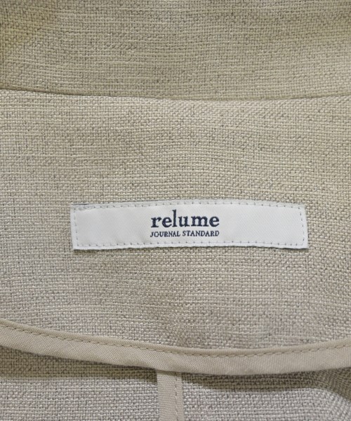 JOURNAL STANDARD relume（ジャーナルスタンダードレリューム）カジュアルジャケット ベージュ サイズ:38(M位) レディース/2200708576076