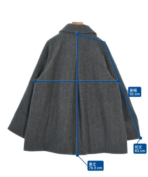 JOURNAL STANDARD relume（ジャーナルスタンダードレリューム）ステンカラーコート グレー サイズ:38(M位) レディース/2200659425010