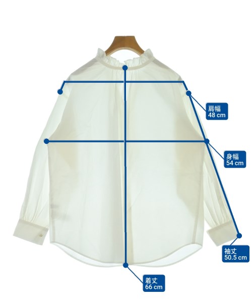 JOURNAL STANDARD relume（ジャーナルスタンダードレリューム）カジュアルシャツ 白 サイズ:F レディース/2200661134252
