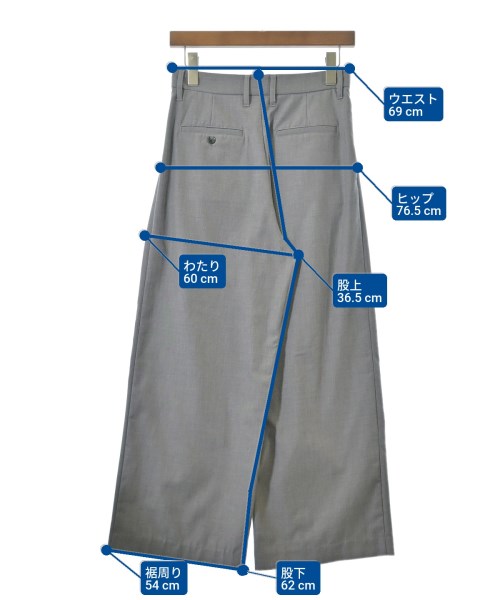 JOURNAL STANDARD relume（ジャーナルスタンダードレリューム）スラックス グレー サイズ:38(M位) レディース/2200662107125