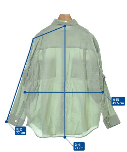 JOURNAL STANDARD relume（ジャーナルスタンダードレリューム）カジュアルシャツ 緑 サイズ:F レディース/2200662361022