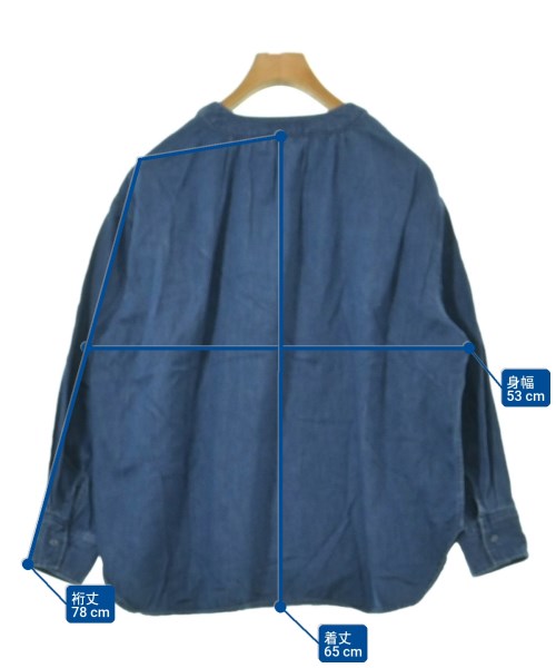 JOURNAL STANDARD relume（ジャーナルスタンダードレリューム）ブラウス 青 サイズ:F レディース/2200665262067