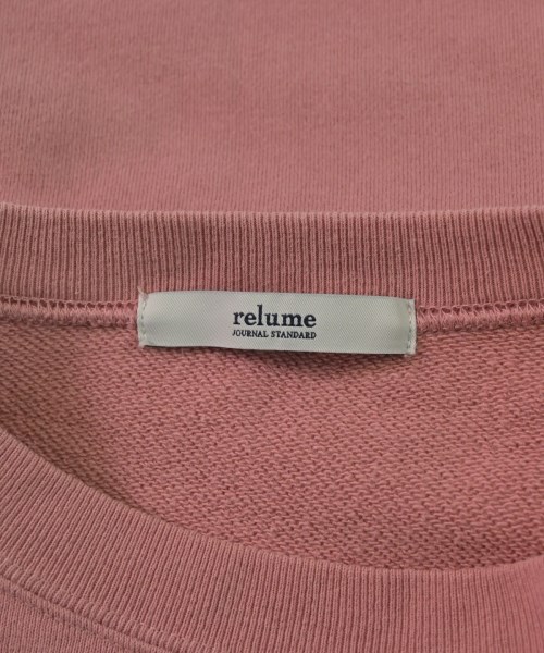 JOURNAL STANDARD relume（ジャーナルスタンダードレリューム）スウェット ピンク サイズ:F レディース/2200660340029