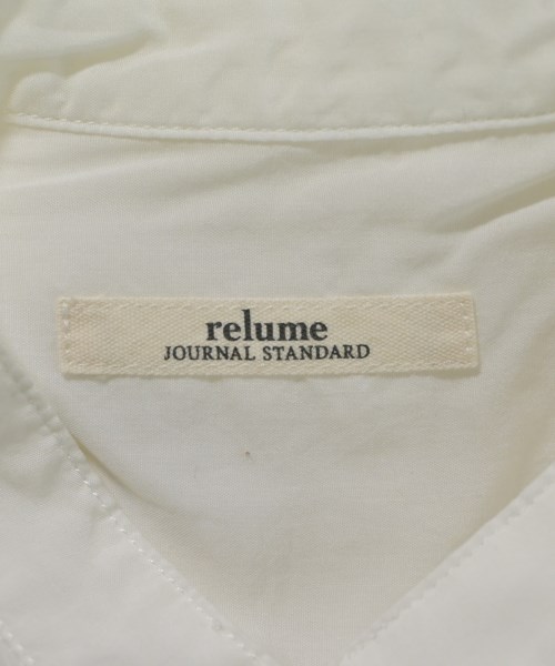 JOURNAL STANDARD relume（ジャーナルスタンダードレリューム）カジュアルシャツ 白 サイズ:F レディース/2200662452072