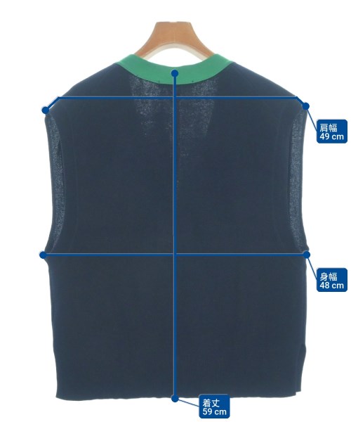 JOURNAL STANDARD relume（ジャーナルスタンダードレリューム）ベスト 紺 サイズ:F レディース/2200661559123