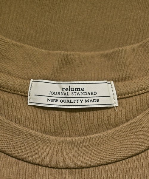 JOURNAL STANDARD relume（ジャーナルスタンダードレリューム）Tシャツ・カットソー ベージュ サイズ:F レディース/2200663908097