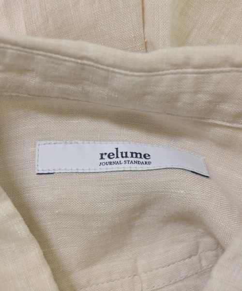 JOURNAL STANDARD relume（ジャーナルスタンダードレリューム）シャツワンピース 白 サイズ:F レディース/2200666258083