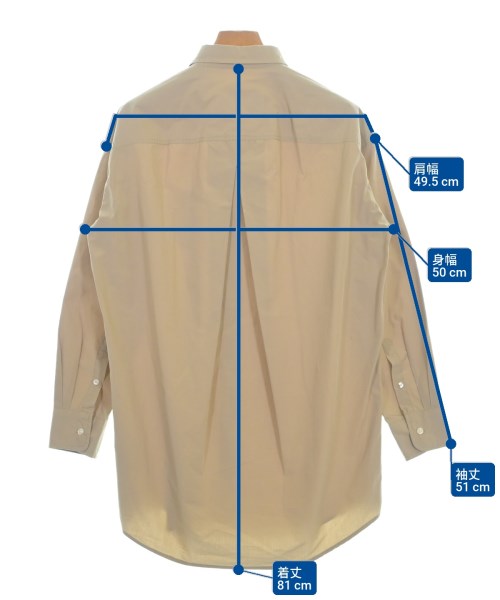 JOURNAL STANDARD relume（ジャーナルスタンダードレリューム）カジュアルシャツ ベージュ サイズ:F レディース/2200666281012