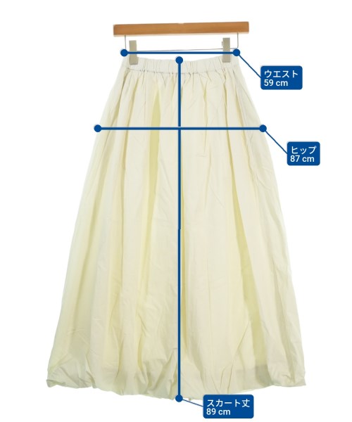 JOURNAL STANDARD relume（ジャーナルスタンダードレリューム）ロング・マキシ丈スカート 白 サイズ:F レディース/2200665409141