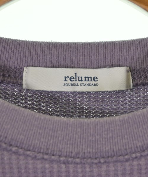 JOURNAL STANDARD relume（ジャーナルスタンダードレリューム）Tシャツ・カットソー 紫 サイズ:F レディース/2200666658050
