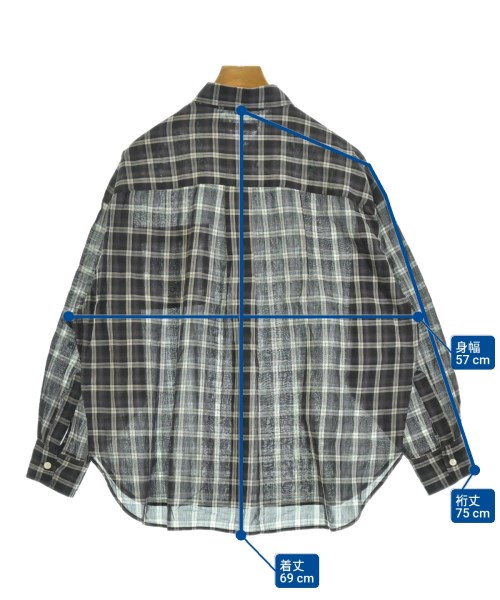 JOURNAL STANDARD relume（ジャーナルスタンダードレリューム）カジュアルシャツ 黒 サイズ:F レディース/2200663656141