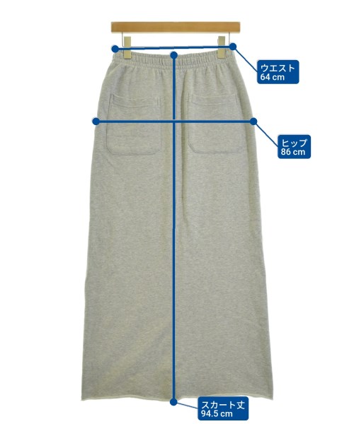 JOURNAL STANDARD relume（ジャーナルスタンダードレリューム）ロング・マキシ丈スカート グレー サイズ:F レディース/2200669790153