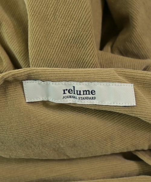 JOURNAL STANDARD relume（ジャーナルスタンダードレリューム）シャツワンピース 茶 サイズ:F レディース/2200671475055