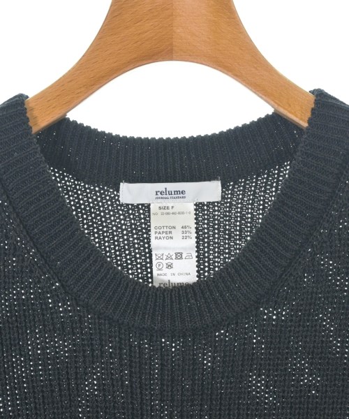 JOURNAL STANDARD relume（ジャーナルスタンダードレリューム）ベスト/ノースリーブ 黒 サイズ:F レディース/2200667210011