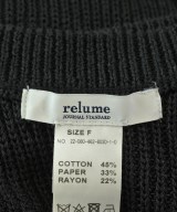 JOURNAL STANDARD relume（ジャーナルスタンダードレリューム）ベスト/ノースリーブ 黒 サイズ:F レディース/2200667210011