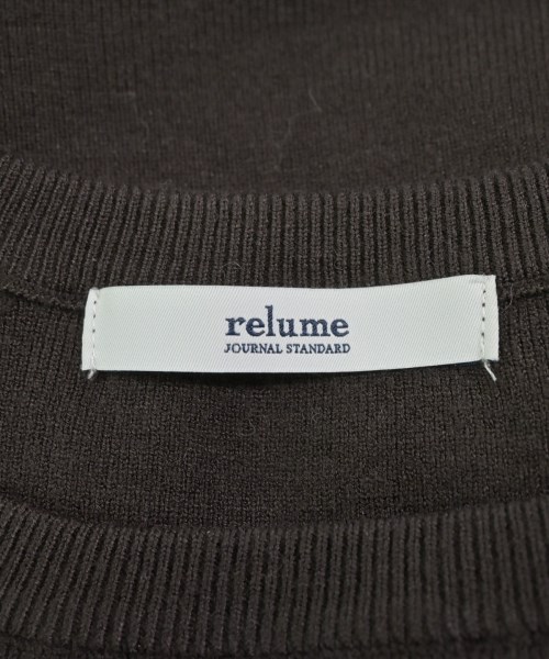 JOURNAL STANDARD relume（ジャーナルスタンダードレリューム）ニット・セーター 茶 サイズ:F レディース/2200667435018