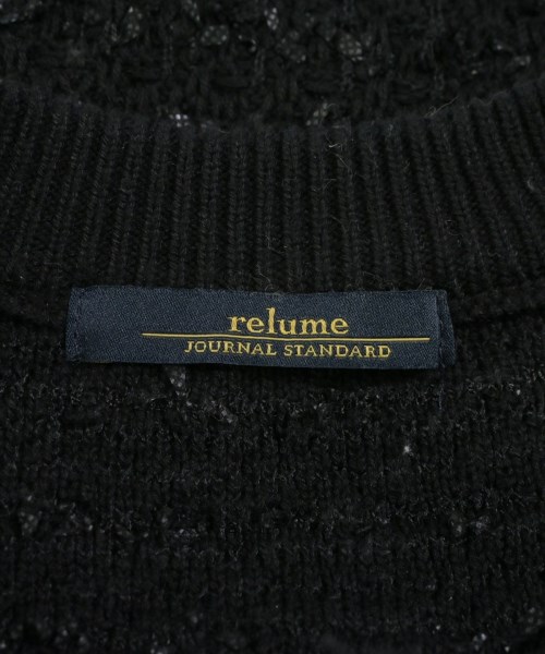 JOURNAL STANDARD relume（ジャーナルスタンダードレリューム）カーディガン 黒 サイズ:F レディース/2200669445046