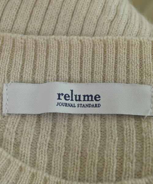 JOURNAL STANDARD relume（ジャーナルスタンダードレリューム）ニット・セーター ベージュ サイズ:F レディース/2200672367045