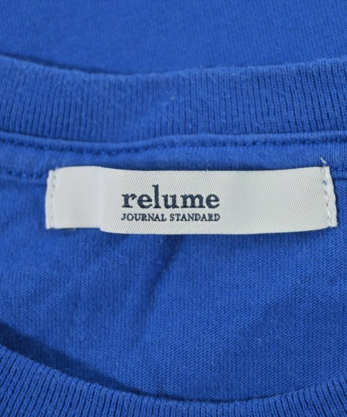 JOURNAL STANDARD relume（ジャーナルスタンダードレリューム）Tシャツ・カットソー 青 サイズ:F レディース/2200723871125