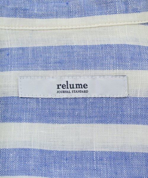 JOURNAL STANDARD relume（ジャーナルスタンダードレリューム）カジュアルシャツ 青 サイズ:F レディース/2200727134257