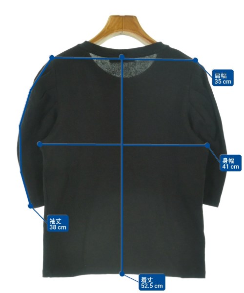 JOURNAL STANDARD relume（ジャーナルスタンダードレリューム）Tシャツ・カットソー 黒 サイズ:F レディース/2200729267236