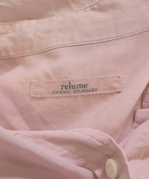 JOURNAL STANDARD relume（ジャーナルスタンダードレリューム）カジュアルシャツ ピンク サイズ:F レディース/2200727142054