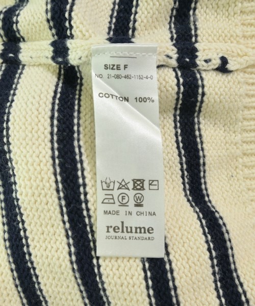 JOURNAL STANDARD relume（ジャーナルスタンダードレリューム）ニット・セーター 黄 サイズ:F レディース/2200727746030