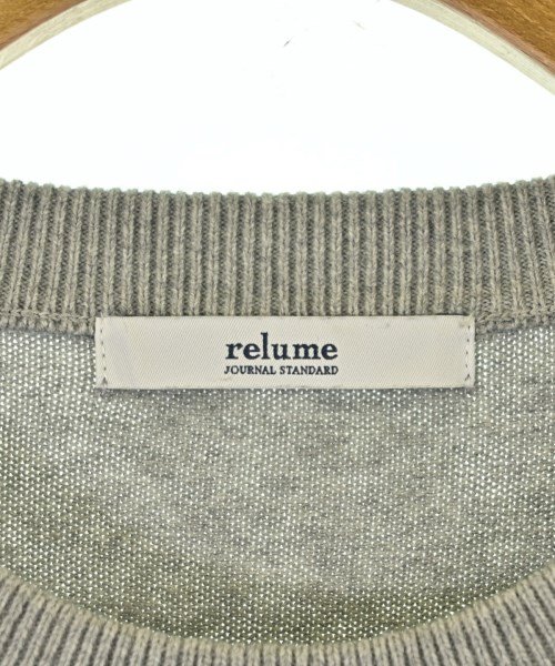 JOURNAL STANDARD relume（ジャーナルスタンダードレリューム）ニット・セーター グレー サイズ:F レディース/2200728149052