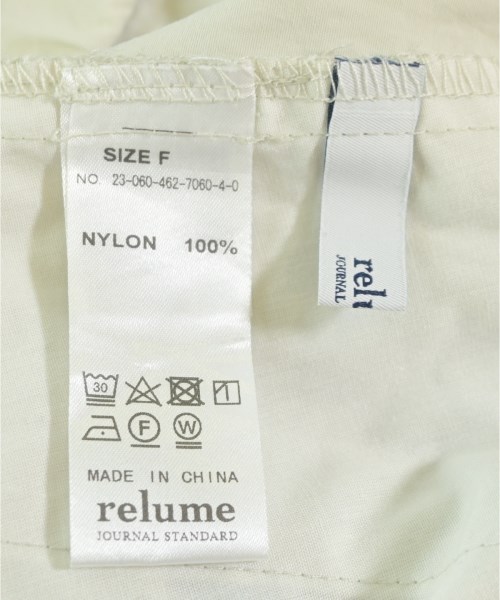 JOURNAL STANDARD relume（ジャーナルスタンダードレリューム）ロング・マキシ丈スカート 白 サイズ:F レディース/2200725468026