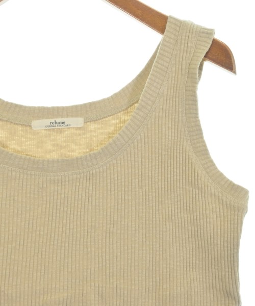 JOURNAL STANDARD relume（ジャーナルスタンダードレリューム）タンクトップ ベージュ サイズ:F レディース/2200727977038