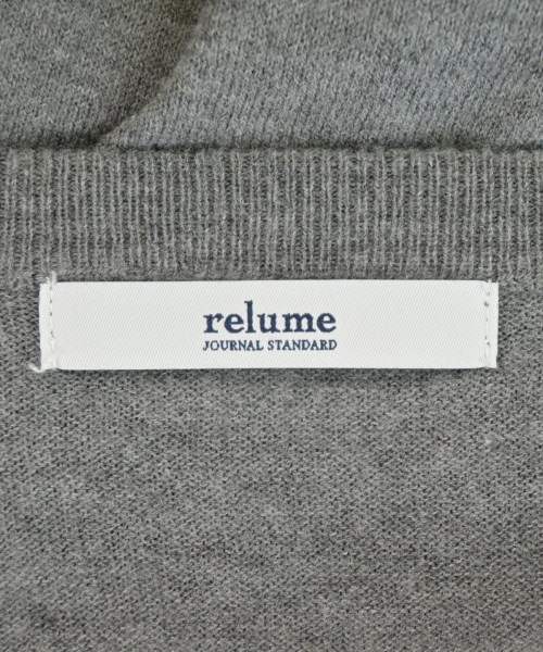 JOURNAL STANDARD relume（ジャーナルスタンダードレリューム）ニット・セーター グレー サイズ:F レディース/2200733749018