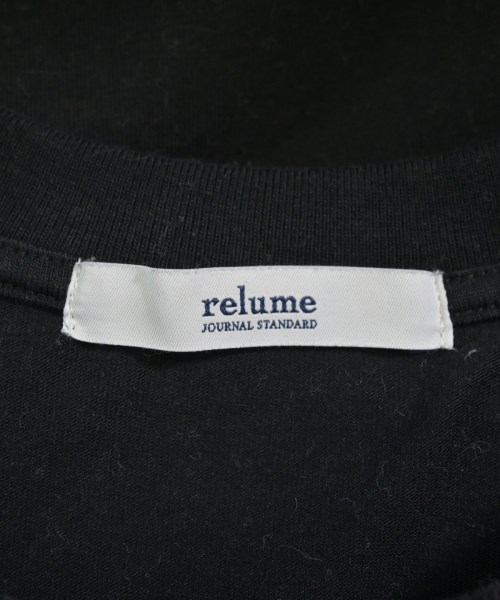 JOURNAL STANDARD relume（ジャーナルスタンダードレリューム）Tシャツ・カットソー 黒 サイズ:F レディース/2200734696021