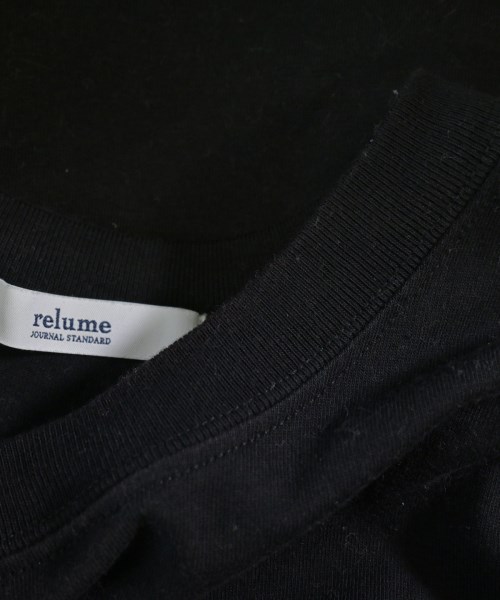 JOURNAL STANDARD relume（ジャーナルスタンダードレリューム）Tシャツ・カットソー 黒 サイズ:F レディース/2200734696021