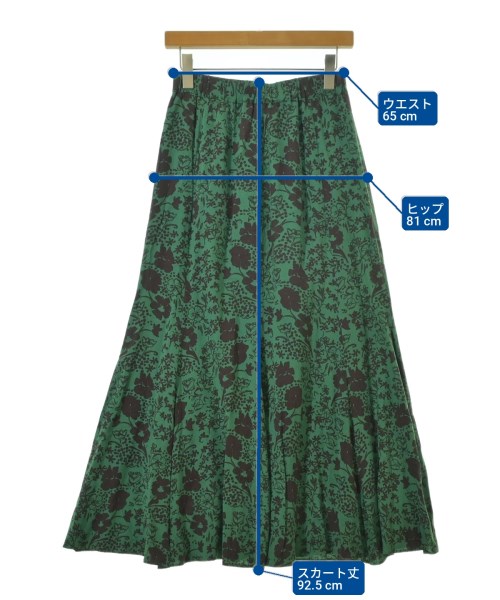 JOURNAL STANDARD relume（ジャーナルスタンダードレリューム）ロング・マキシ丈スカート 緑 サイズ:F レディース/2200730659044
