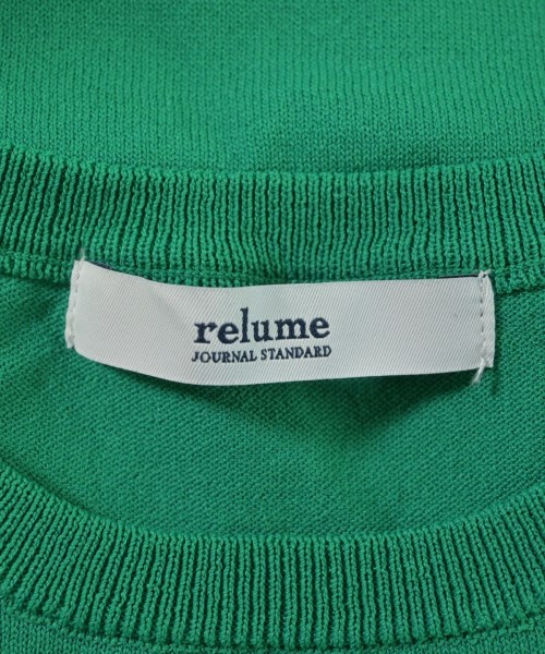 JOURNAL STANDARD relume（ジャーナルスタンダードレリューム）ニット・セーター 緑 サイズ:F レディース/2200729890021