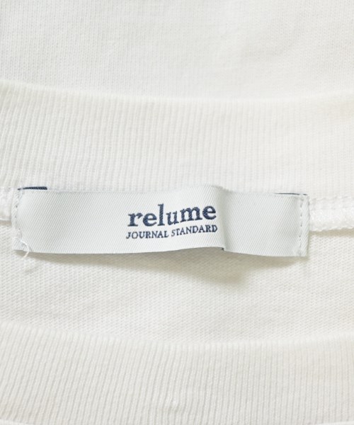 JOURNAL STANDARD relume（ジャーナルスタンダードレリューム）Tシャツ・カットソー 白 サイズ:F レディース/2200706190090