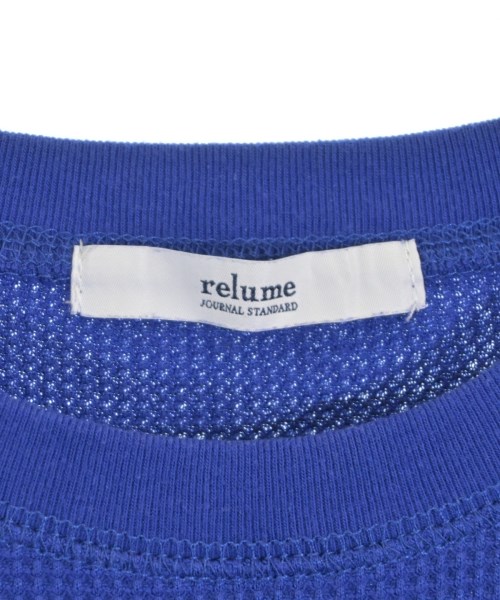 JOURNAL STANDARD relume（ジャーナルスタンダードレリューム）Tシャツ・カットソー 青 サイズ:F レディース/2200717077021