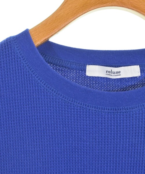 JOURNAL STANDARD relume（ジャーナルスタンダードレリューム）Tシャツ・カットソー 青 サイズ:F レディース/2200717077021