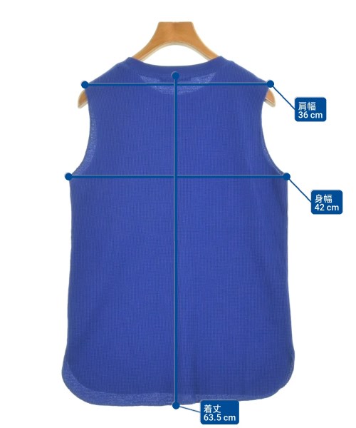 JOURNAL STANDARD relume（ジャーナルスタンダードレリューム）Tシャツ・カットソー 青 サイズ:F レディース/2200717077021