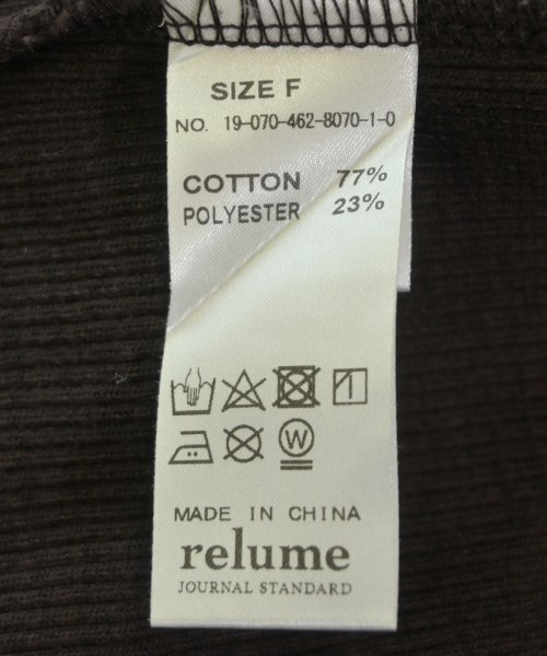 JOURNAL STANDARD relume（ジャーナルスタンダードレリューム）タンクトップ 茶 サイズ:F レディース/2200720584165