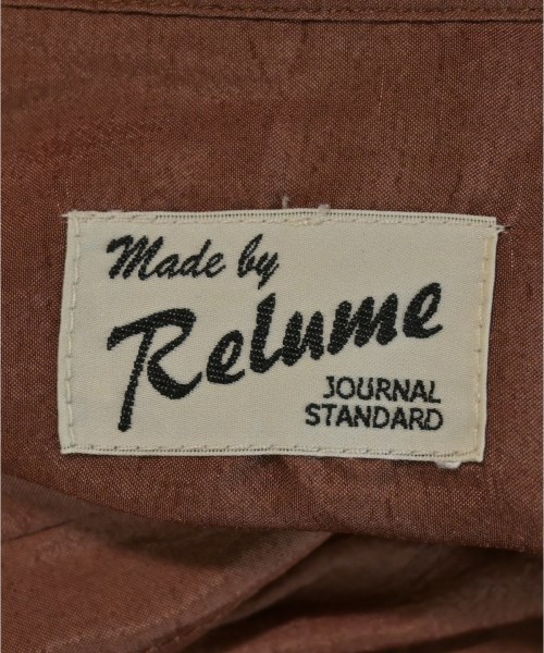 JOURNAL STANDARD relume（ジャーナルスタンダードレリューム）シャツワンピース 茶 サイズ:F レディース/2200714705064