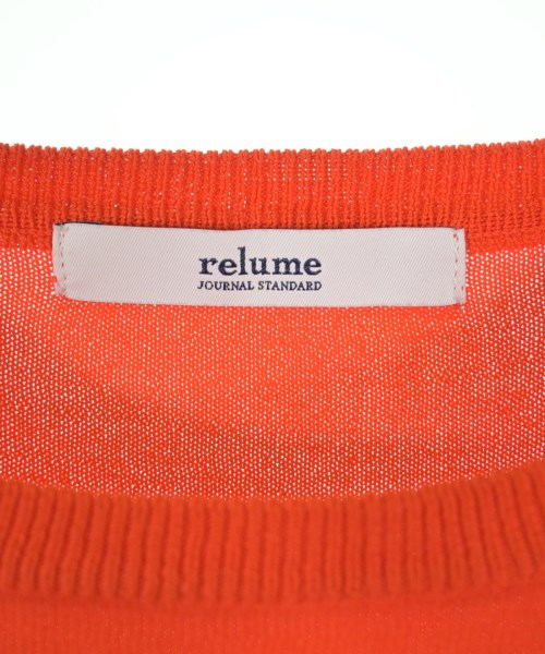 JOURNAL STANDARD relume（ジャーナルスタンダードレリューム）ニット・セーター 赤 サイズ:F レディース/2200718071073